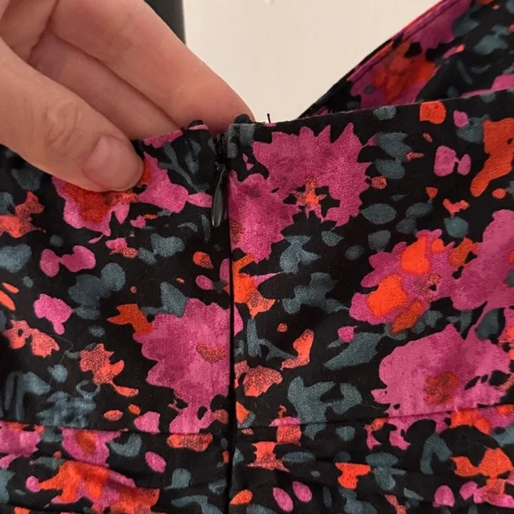 NWOT Fore 100% Cotton Magenta Maxi Dress Size L - Picture 5 of 6